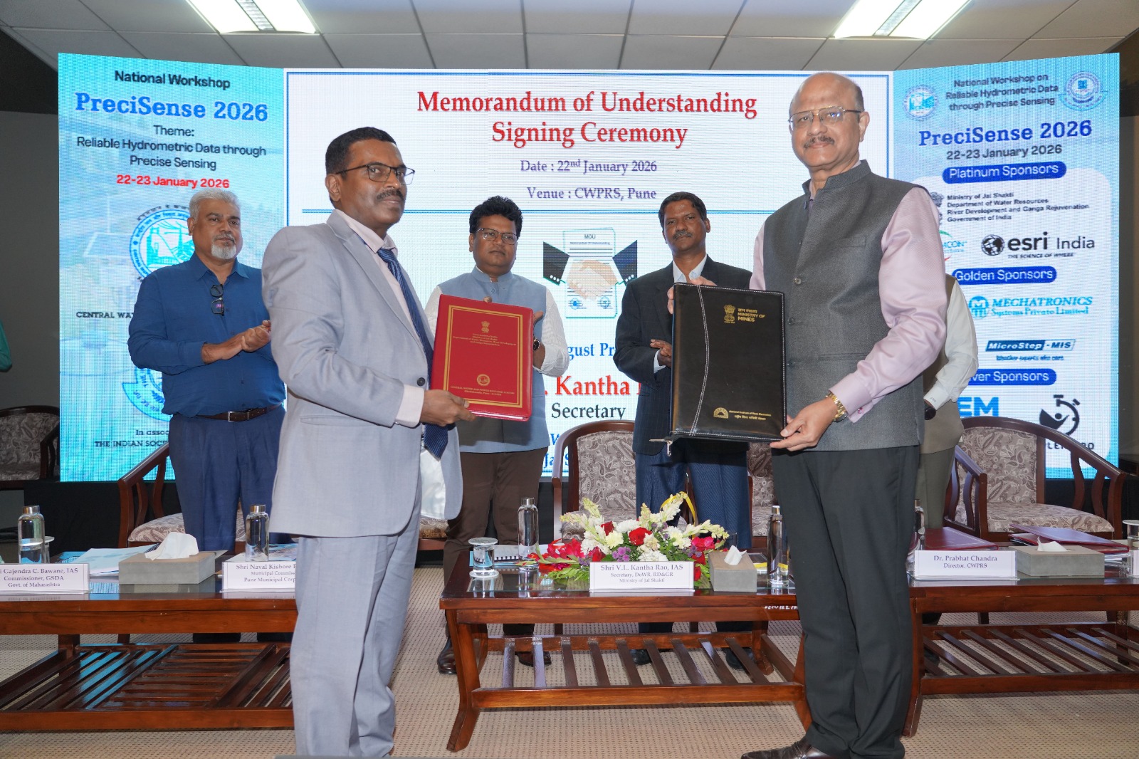                         CWPRS Pune launched PreciSense-2026 with an inauguration by the Secretary of Jal Shakti, featuring a precision sensing exhibition and three landmark MoU's to set new national standards in water governance.
                        