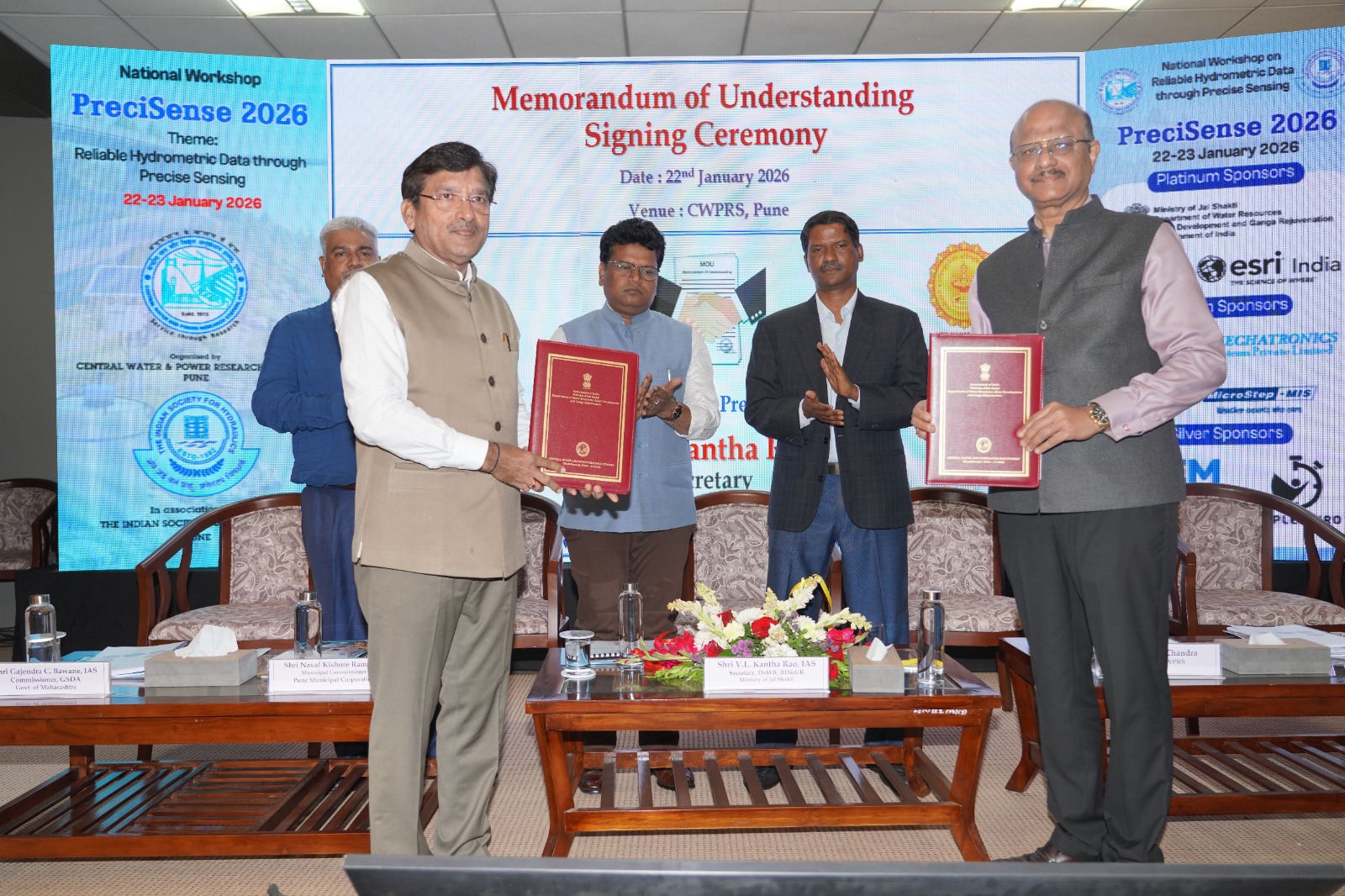                         CWPRS Pune launched PreciSense-2026 with an inauguration by the Secretary of Jal Shakti, featuring a precision sensing exhibition and three landmark MoU's to set new national standards in water governance.
                        
