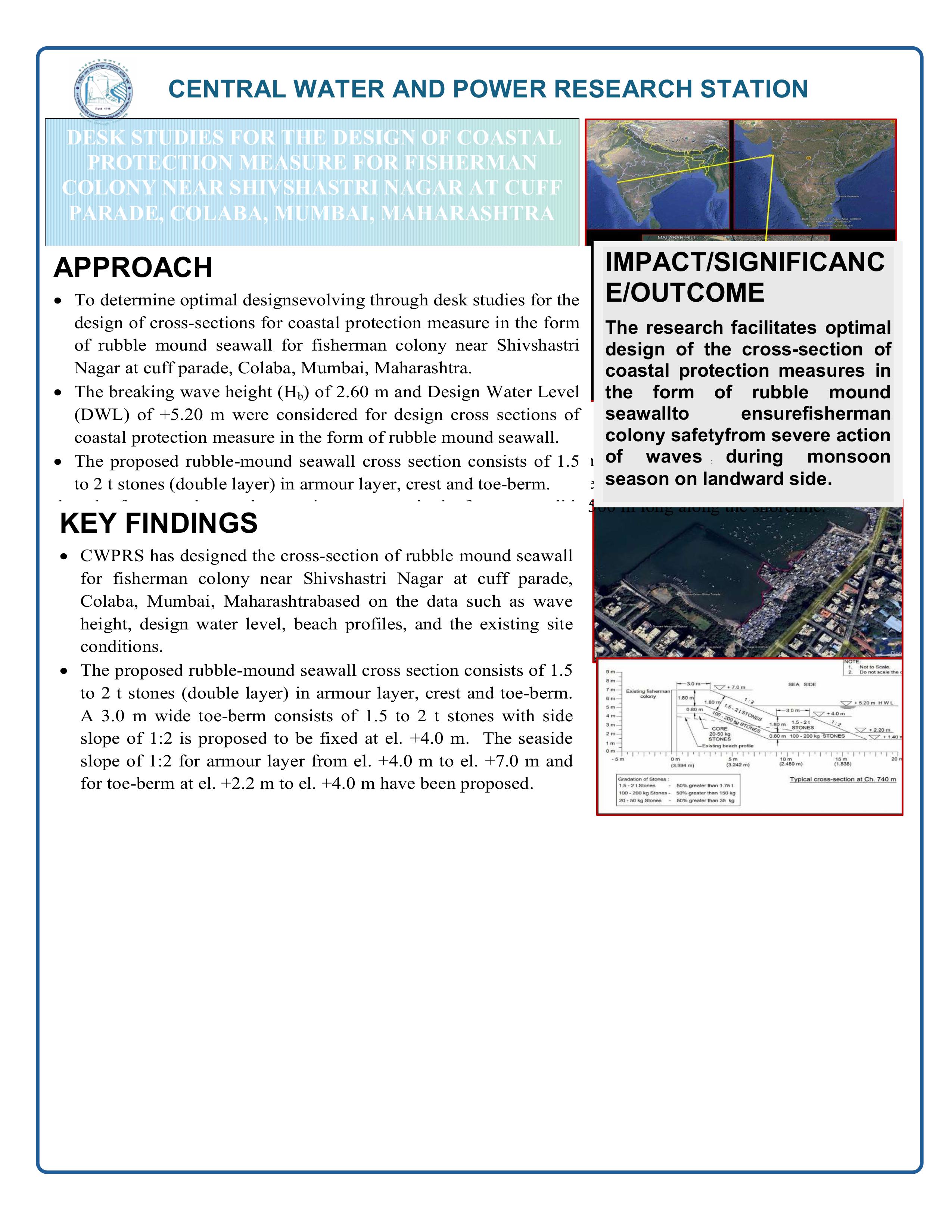 COASTAL PROTECTION DESIGN FOR SHIVSHASTRI NAGAR
COASTAL PROTECTION DESIGN FOR SHIVSHASTRI NAGAR