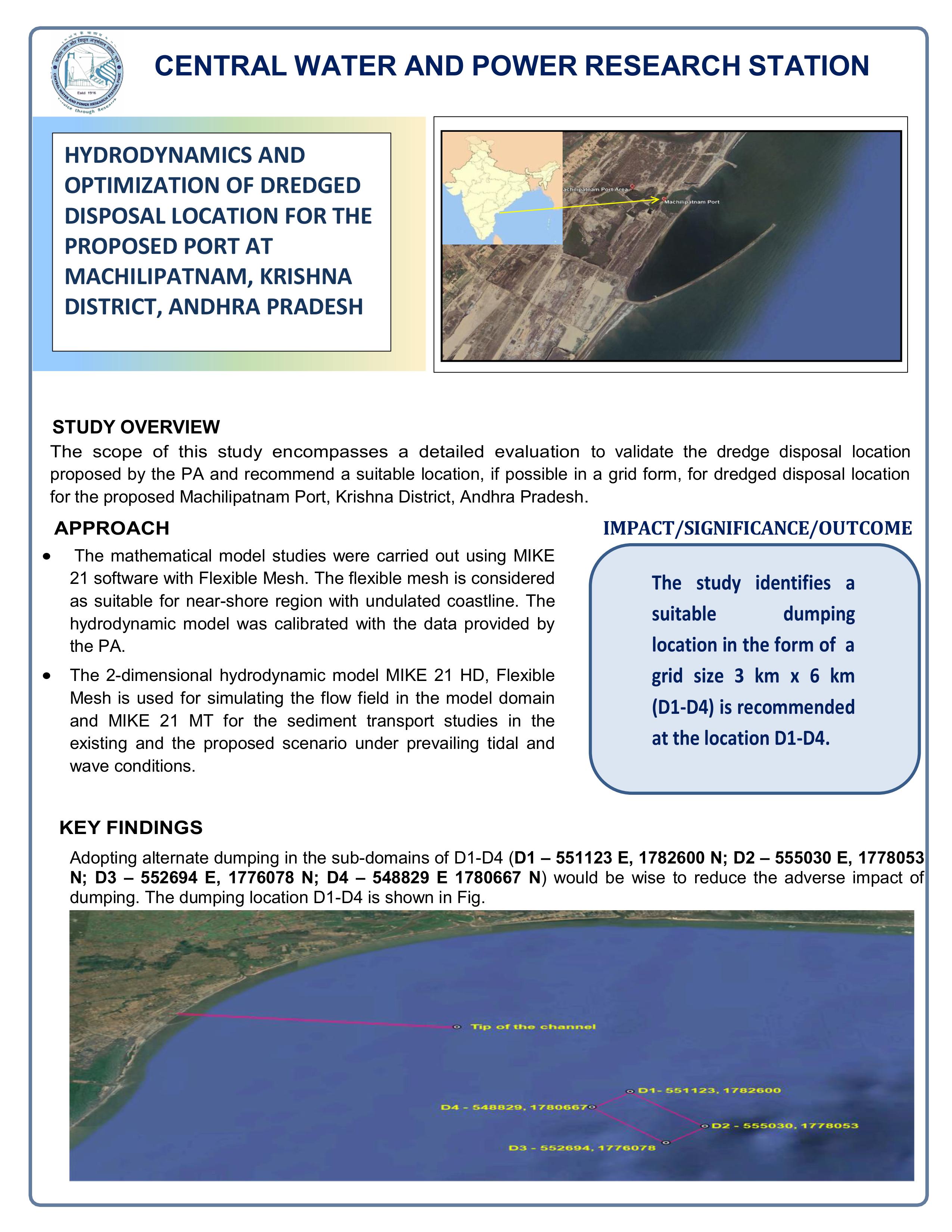 DREDGED DISPOSAL OPTIMIZATION AT MACHILIPATNAM
DREDGED DISPOSAL OPTIMIZATION AT MACHILIPATNAM
