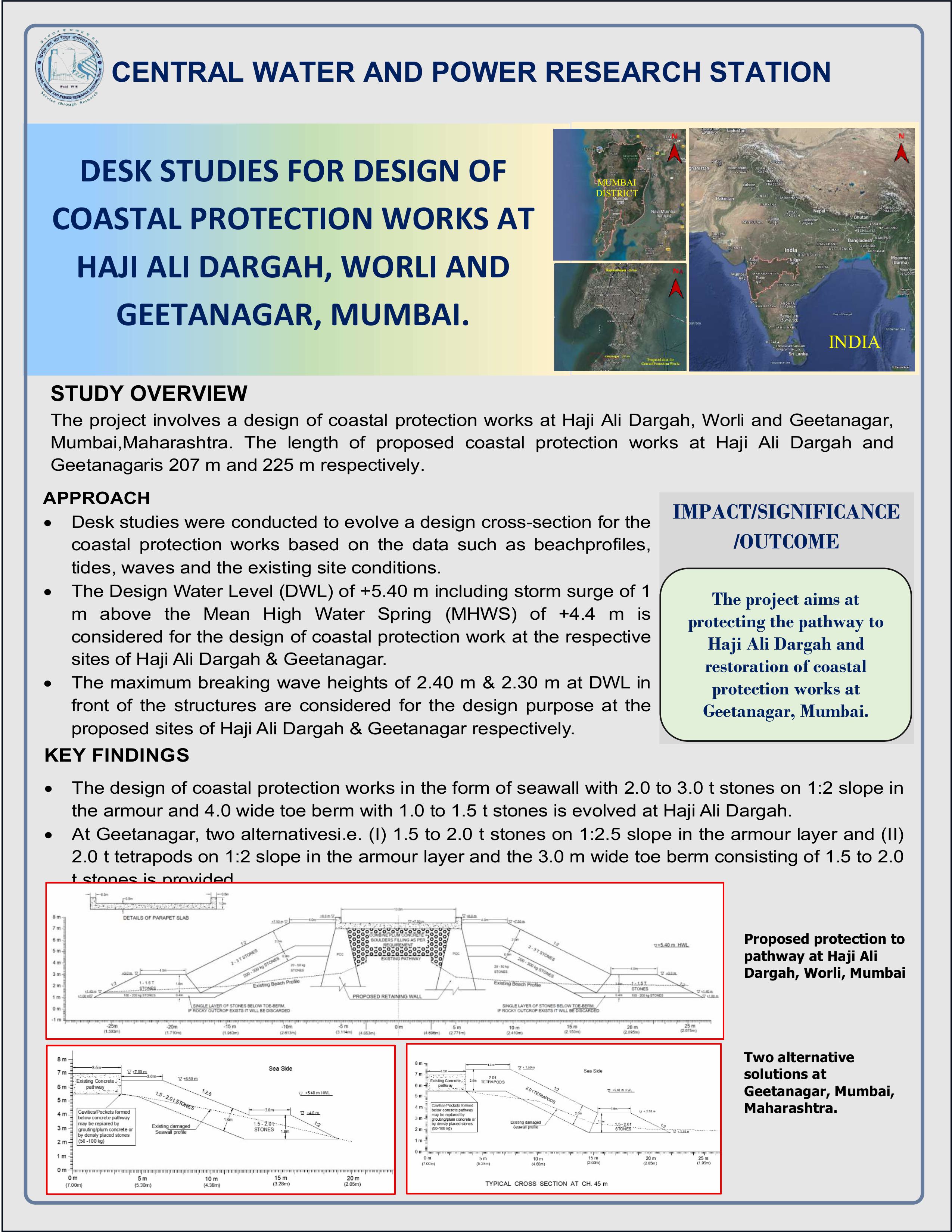 COASTAL PROTECTION DESIGN FOR HAJI ALI
COASTAL PROTECTION DESIGN FOR HAJI ALI